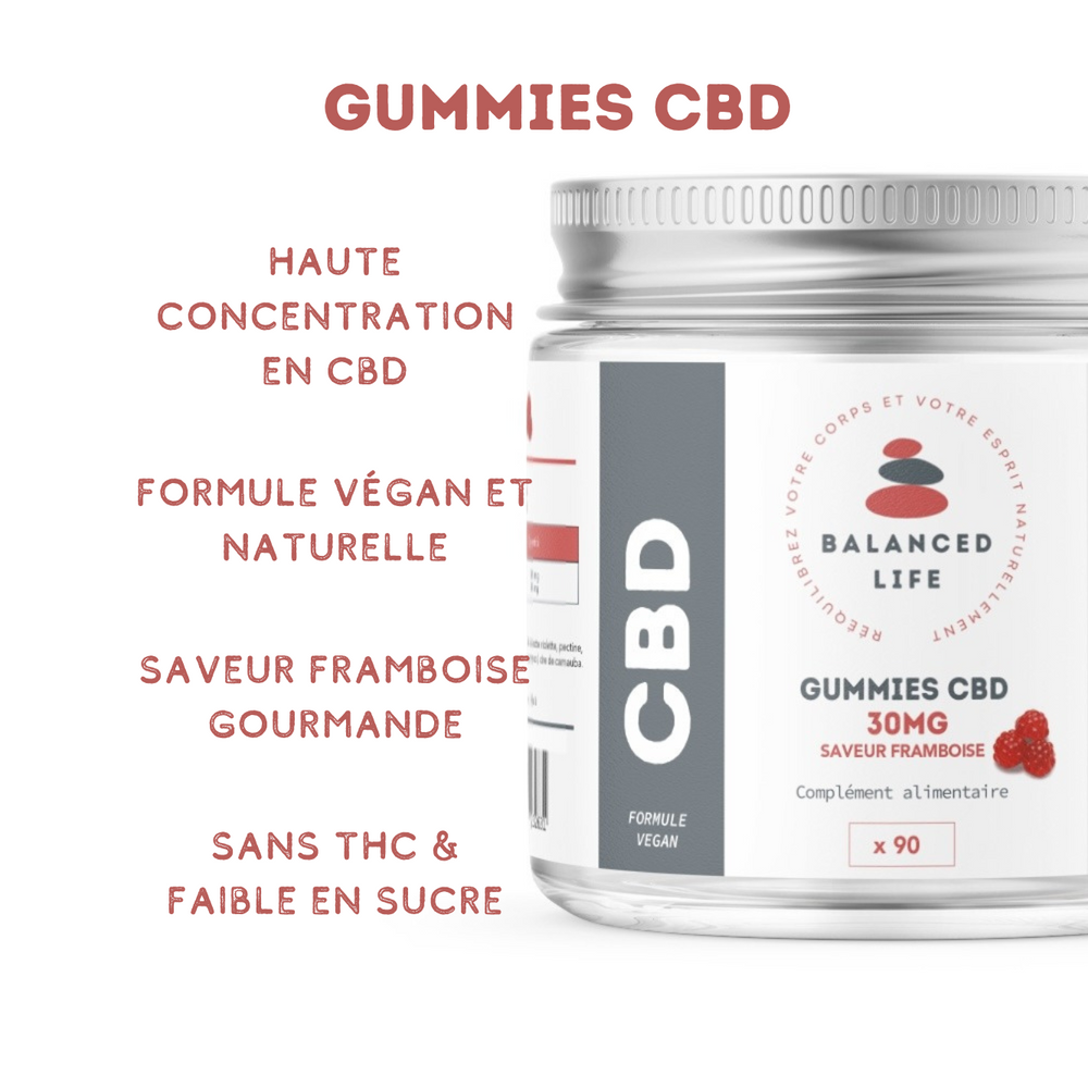Gummies CBD Vegan 90x30mg – la détente à l’état pur