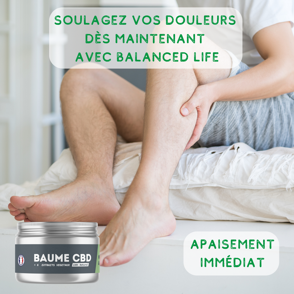 Baume musculaire CBD Bio 1000 mg - 100 ml
