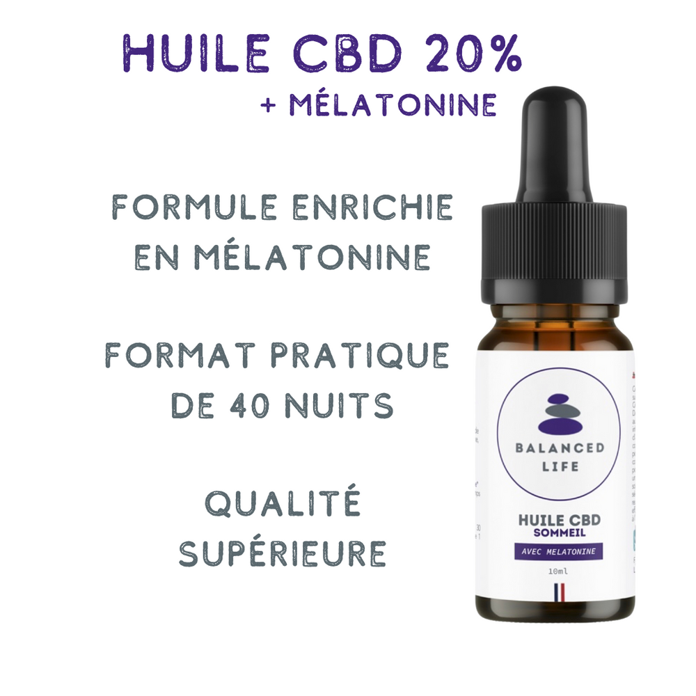 Huile CBD Sommeil 20% 40 nuits fraise – Votre compagnon pour des nuits paisibles
