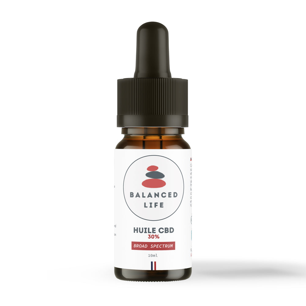 Huile CBD 30% Broad Spectrum Bio – 10ml